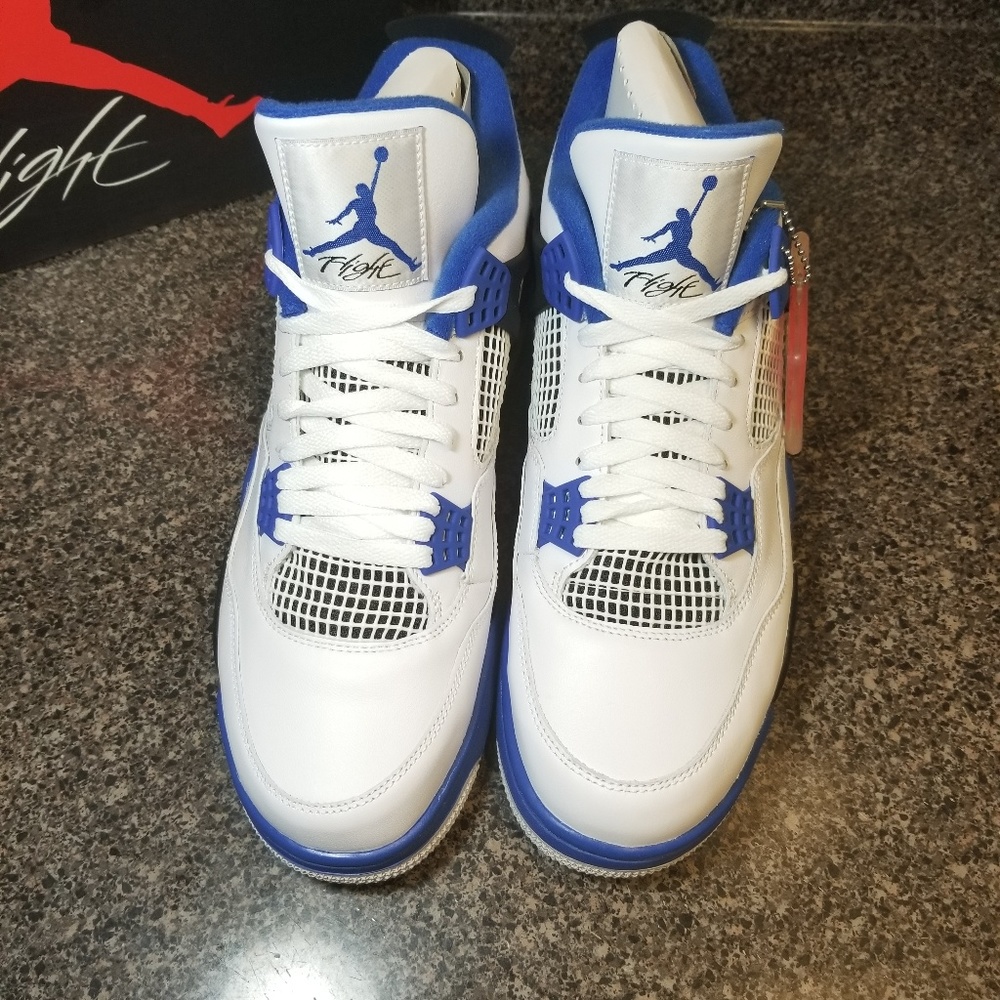 Nike Air Jordan 4 IV Retro Motorsport 308497-117 - Picture 3 of 8